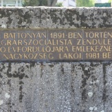 Battonya - Földmunkásmozgalmi emlékmű